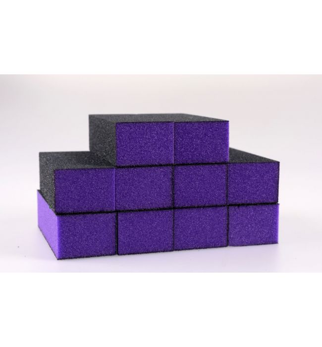 Purple 3-Way Sanding Block - Grit 60/100 (Pack of 10)