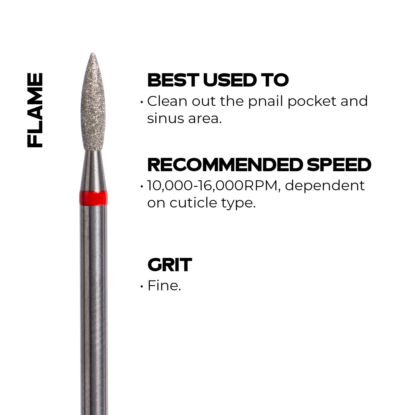 Flame E-File Bit
