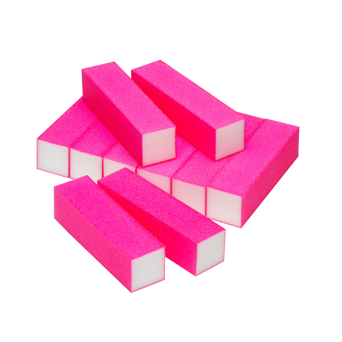 Neon Pink Sanding Blocks 100/100 Grit 10 Pack