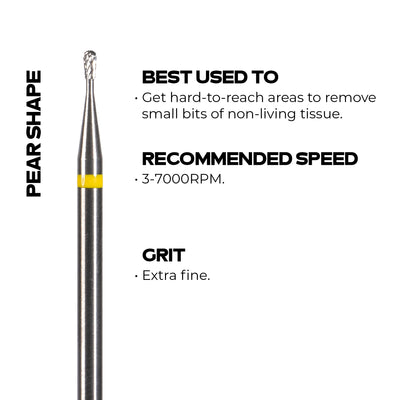 Pear Shaped E-File Bit
