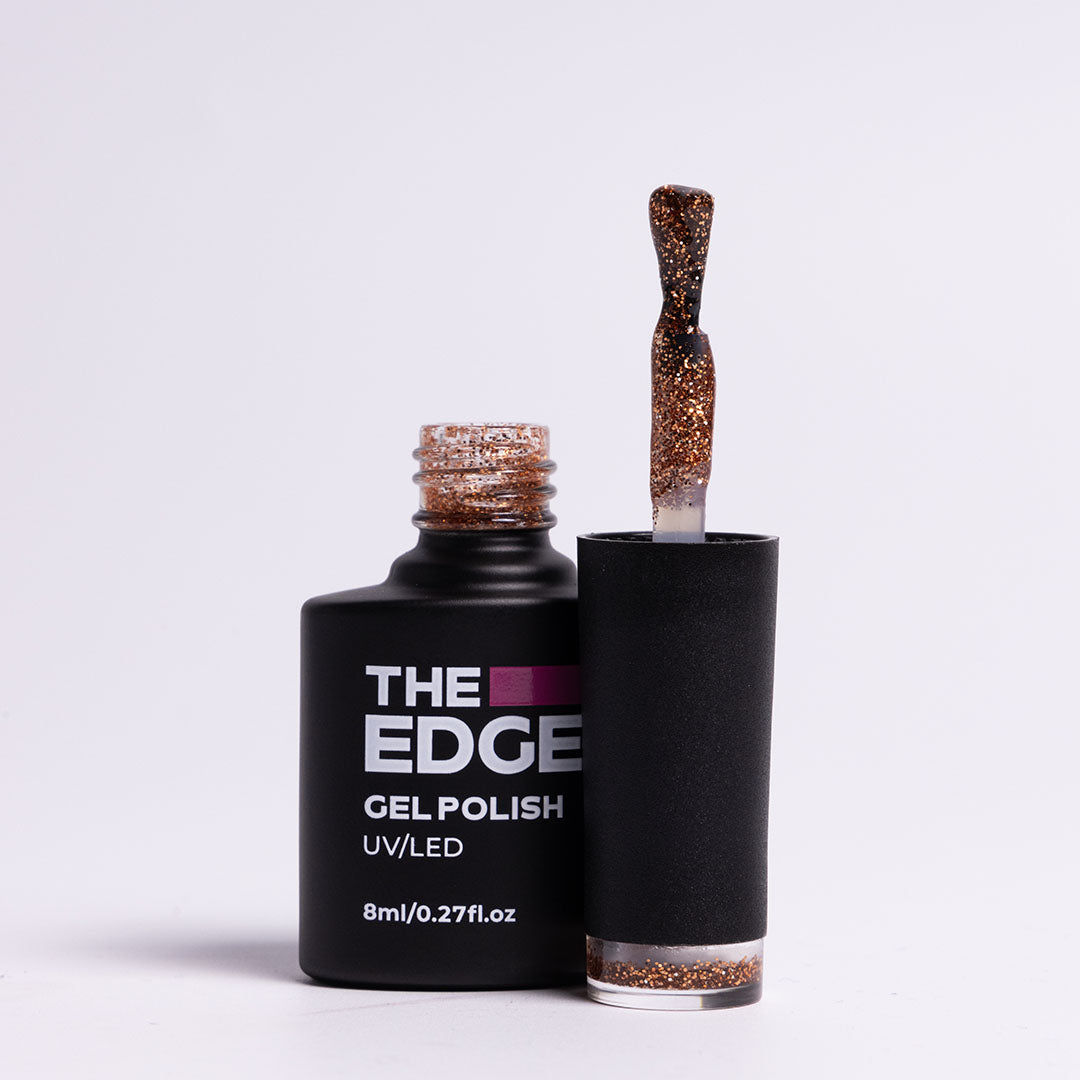 The Copper Glitter Gel Polish