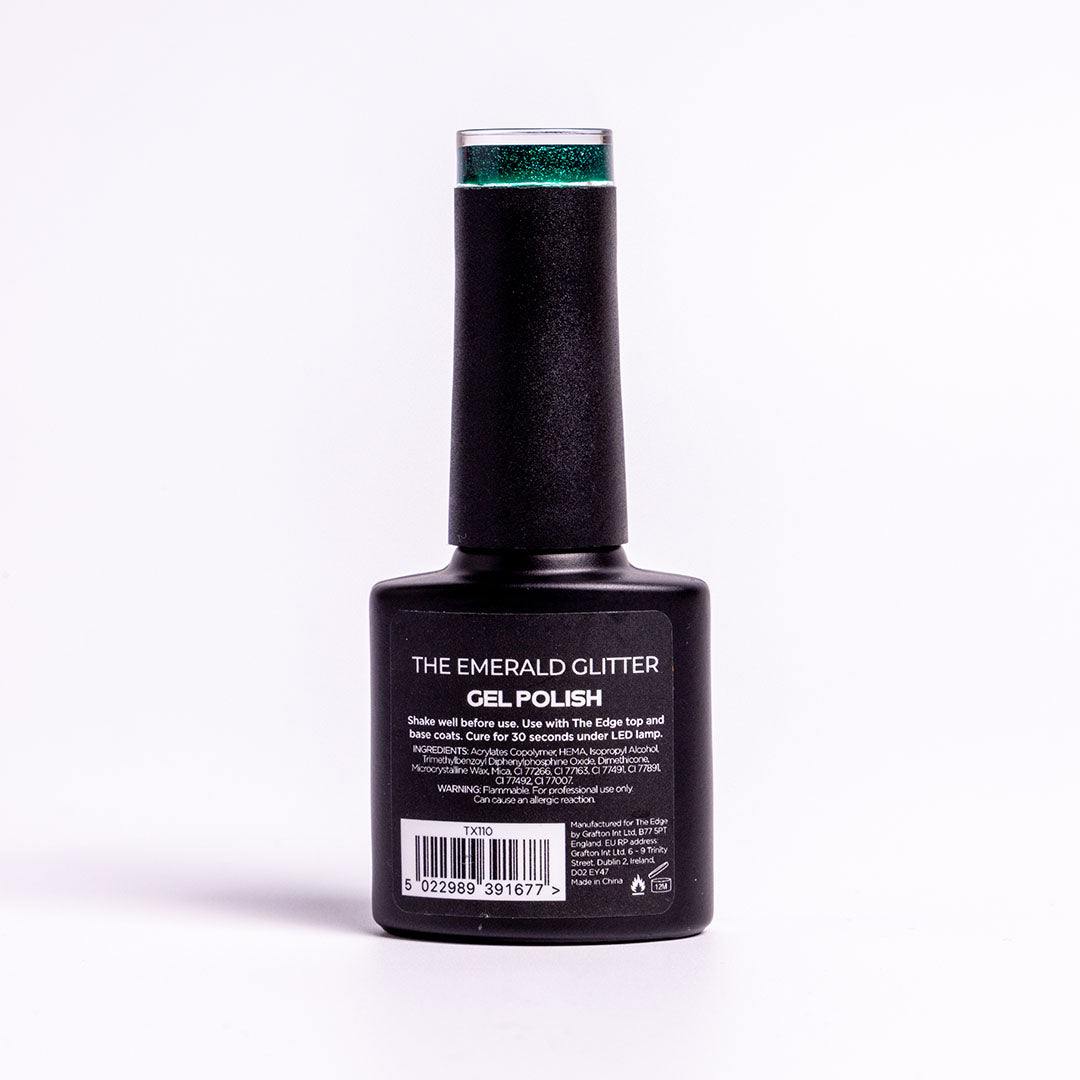 The Emerald Glitter Gel Polish