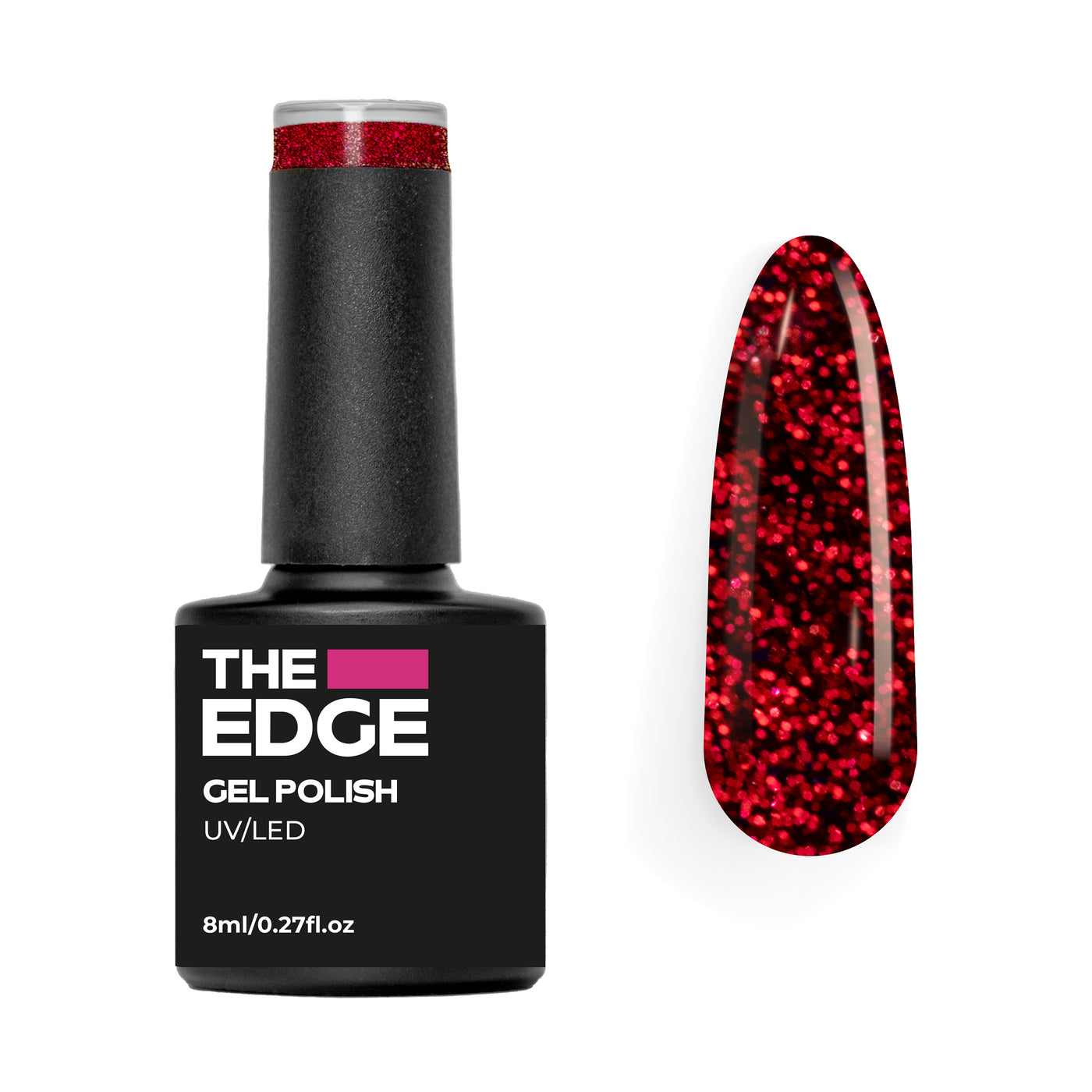 The Berry Glitter Gel Polish