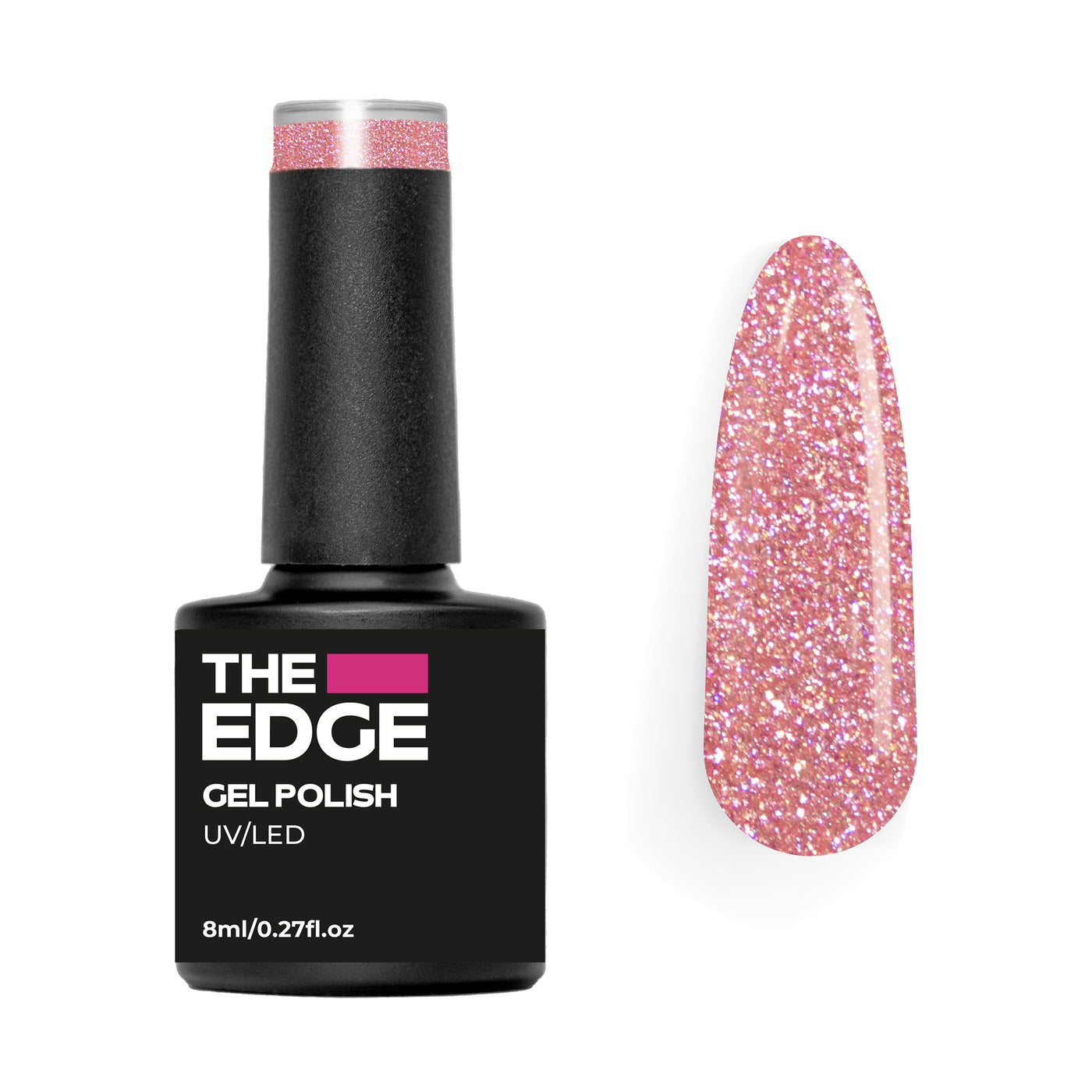 The Blush Glitter Gel Polish