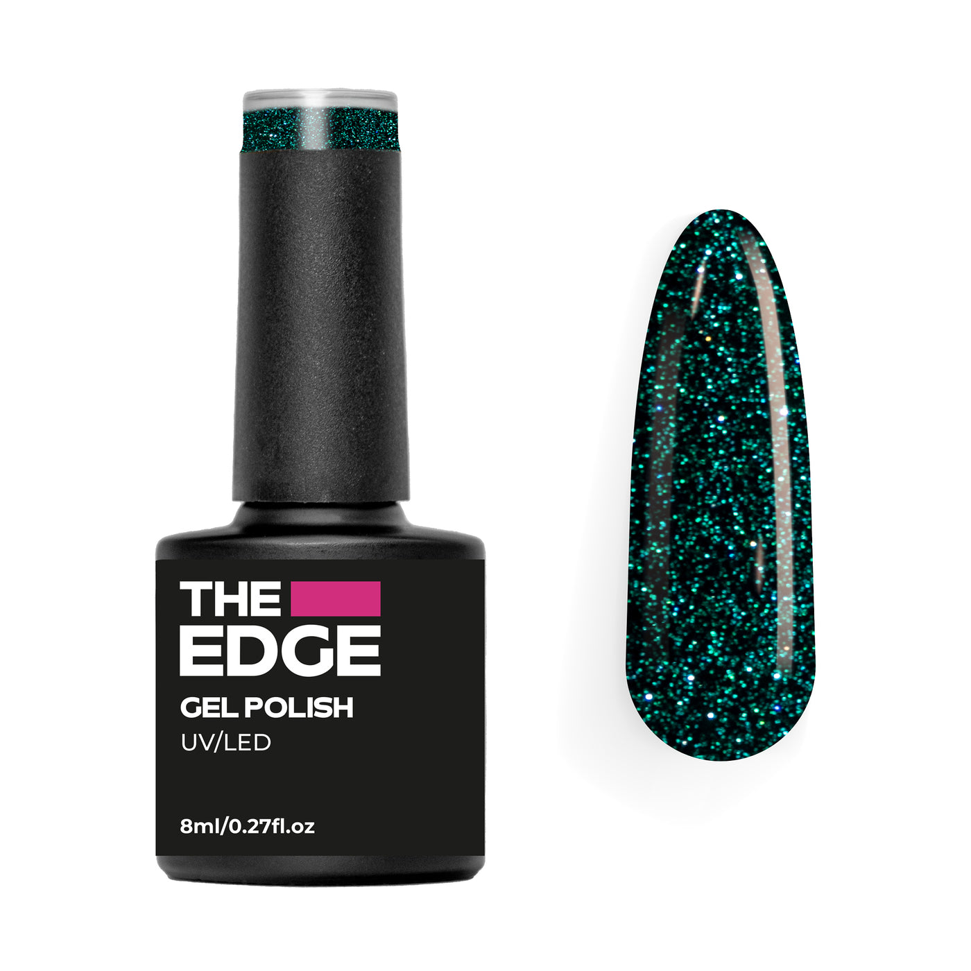 The Emerald Glitter Gel Polish