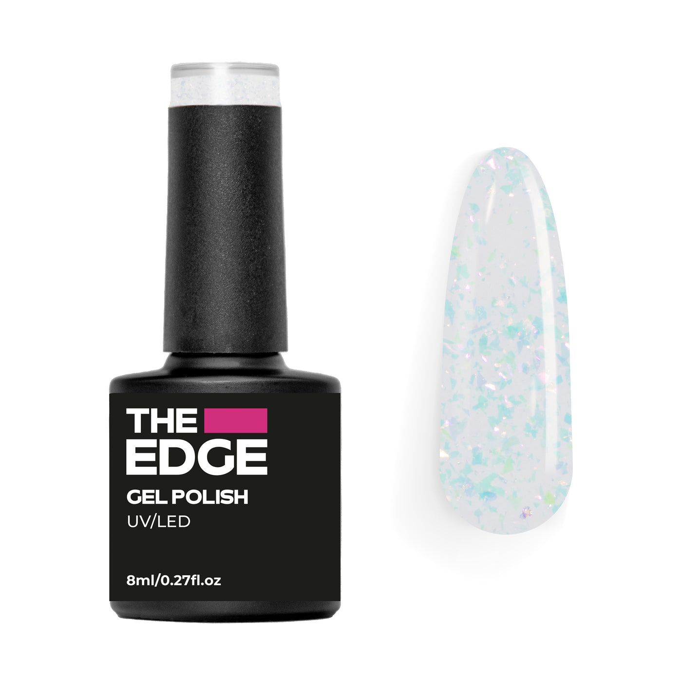 The Holographic Flake Topper Gel FX Gel Polish