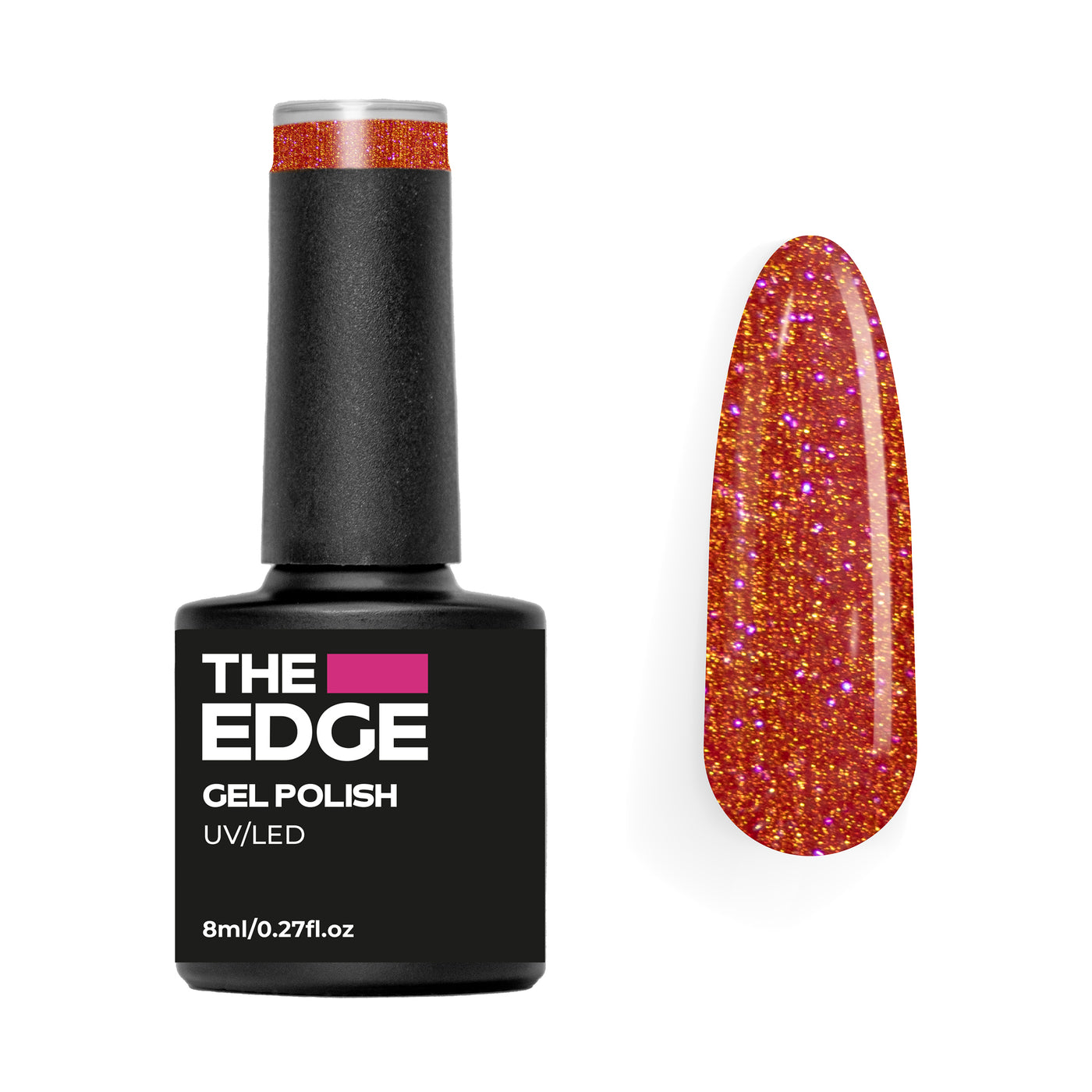 The Metallic Orange Gel FX Gel Polish