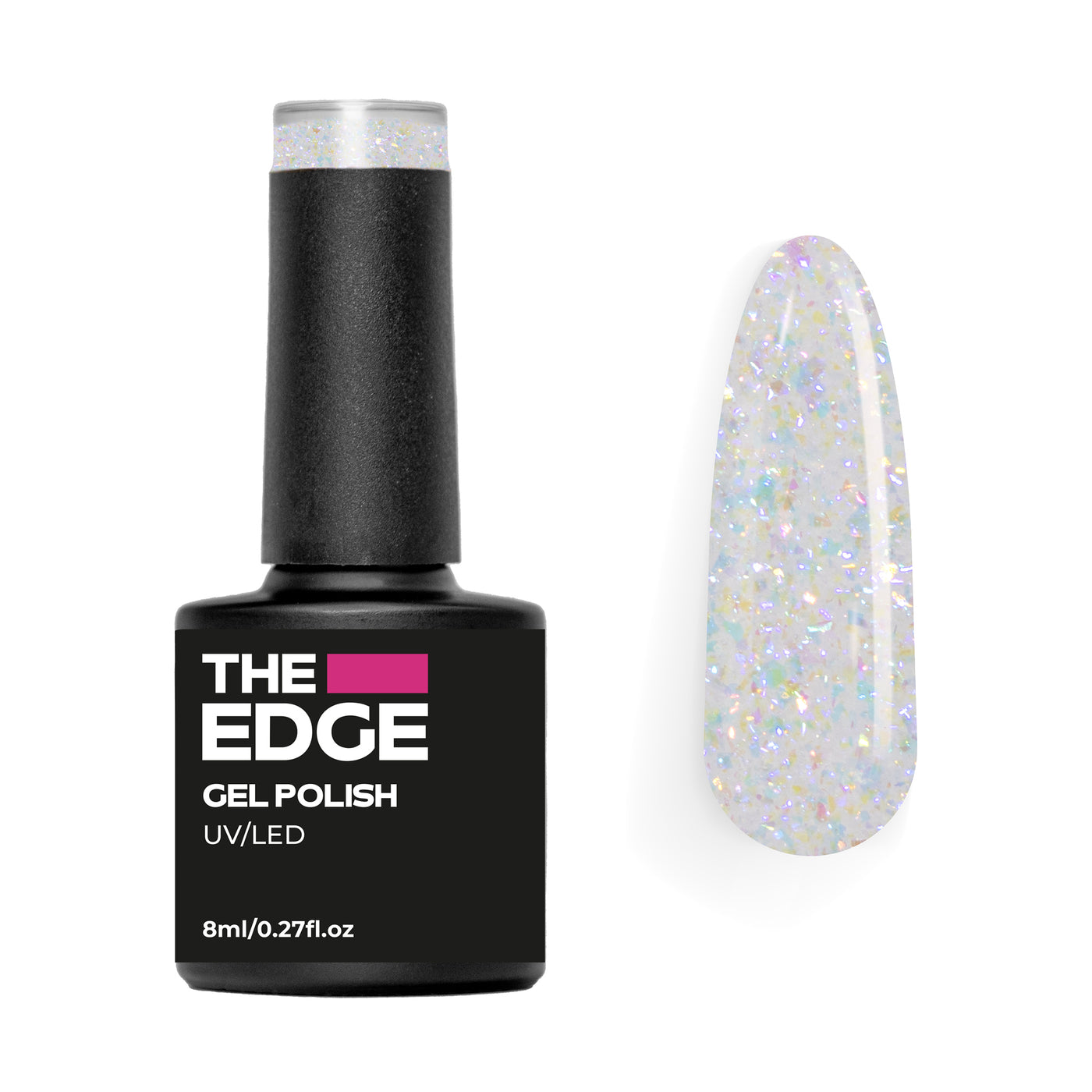 The Rainbow Flake Topper Gel FX Gel Polish