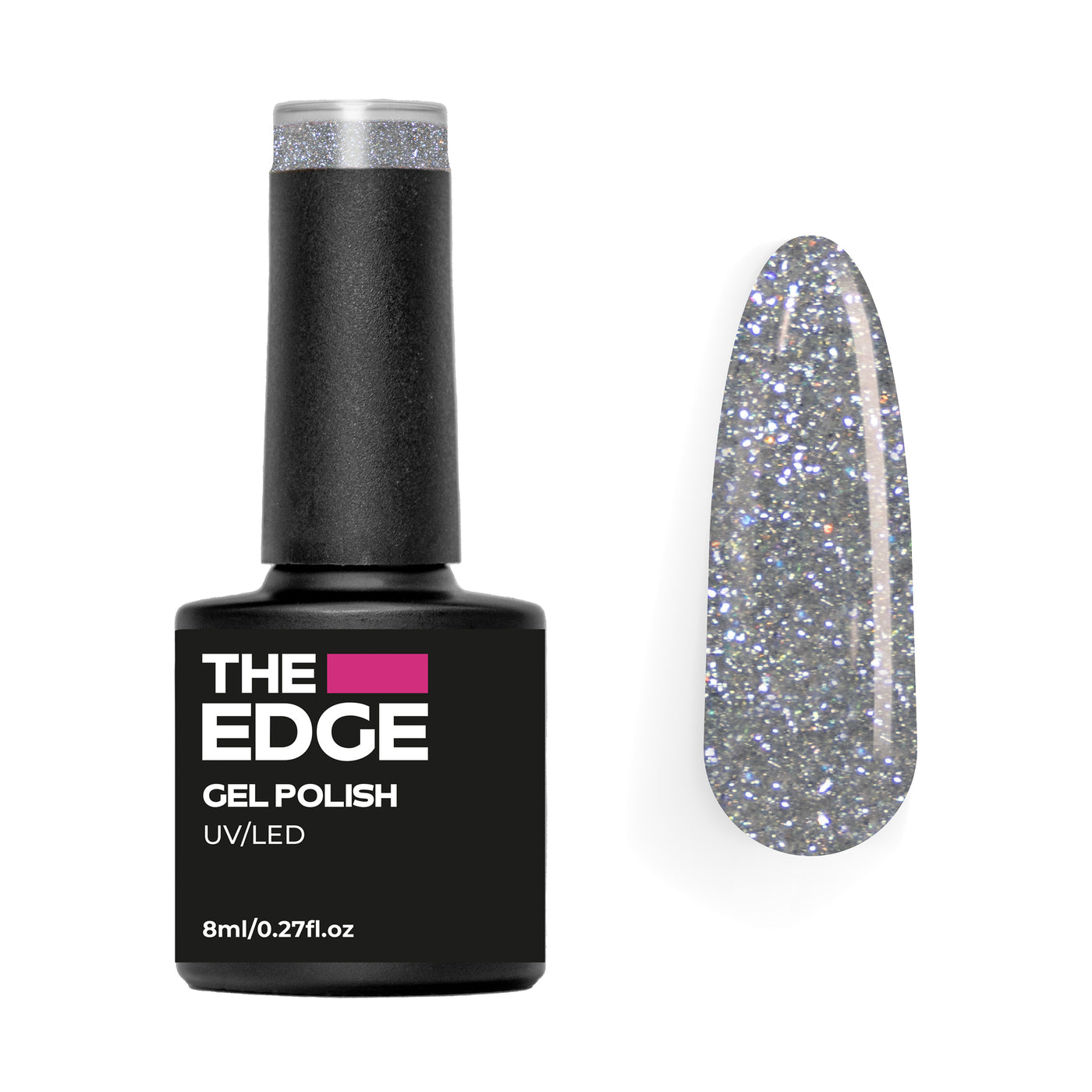 The Reflective Silver Gel FX Gel Polish