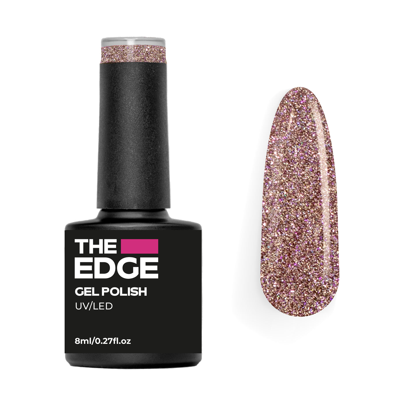 The Rose Glitter Gel Polish