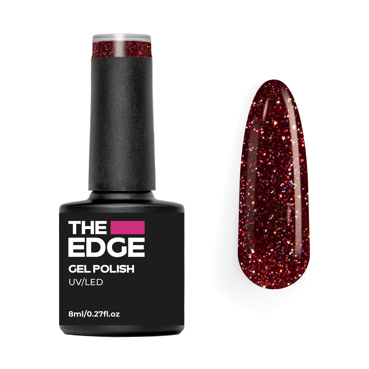 The Rouge Glitter Gel Polish