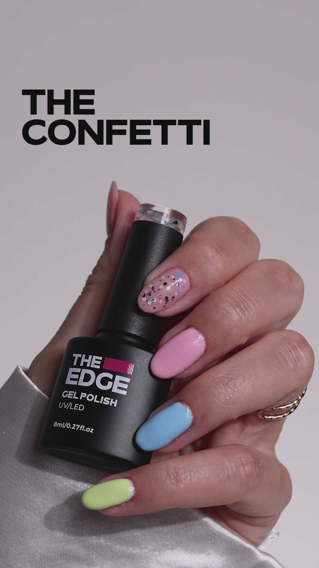 The Confetti Top Coat Gel Polish